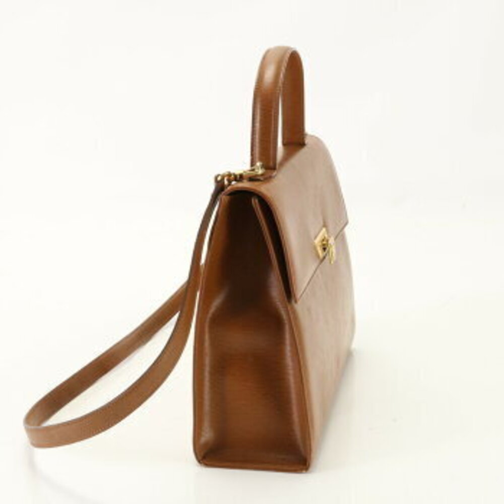 Christian Dior leather shoulder bag crossbody handbag brown - Picture 4 of 14
